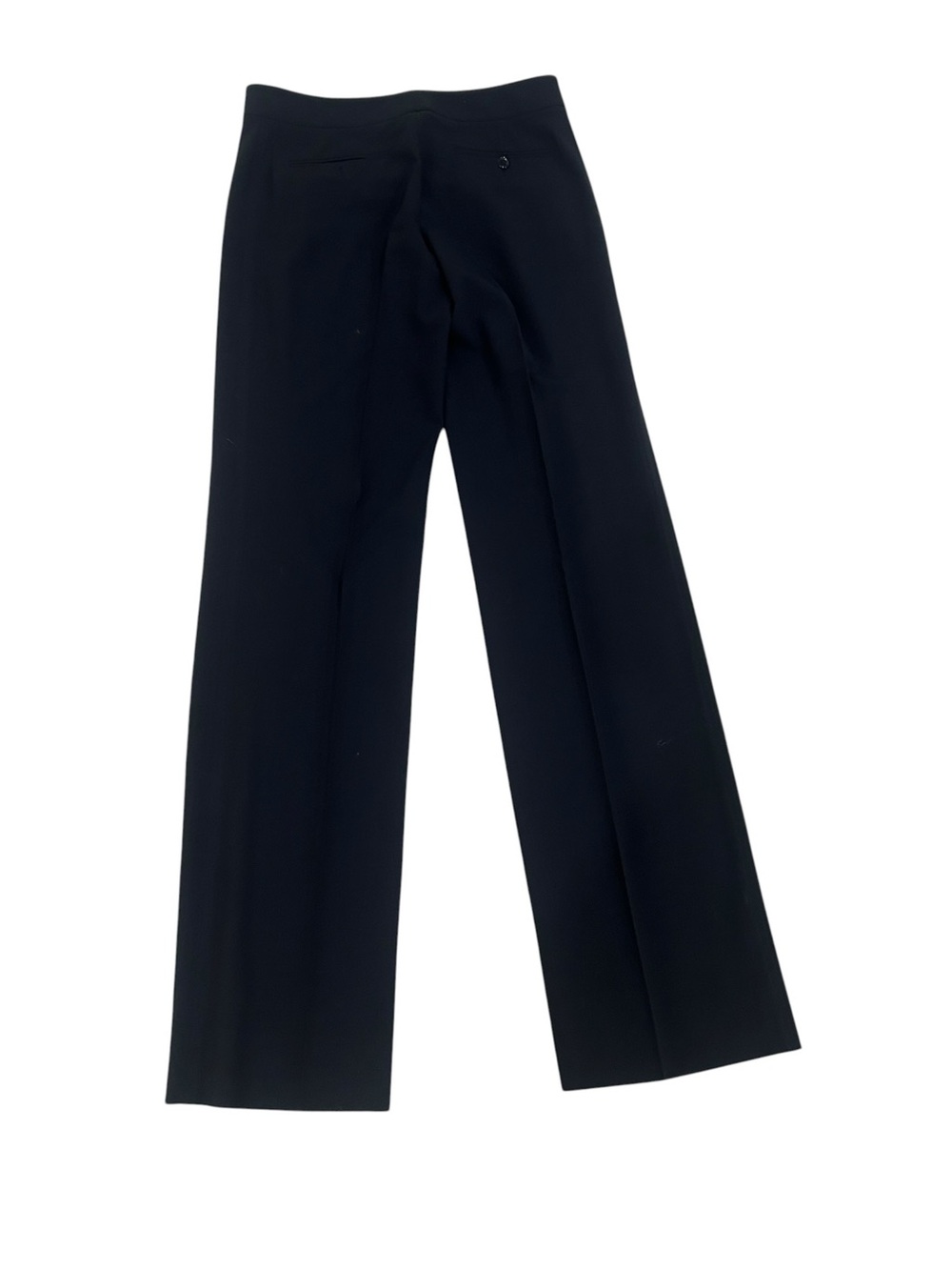 Dolce & Gabbana Italy Black stretch virgin wool straight Leg Trouser pants EU40